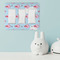 Flying Pigs Rocker Light Switch Covers - Triple - IN CONTEXT