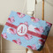 Flying Pigs Large Rope Tote - Life Style