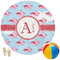 Flying Pigs Round Beach Towel (Personalized)