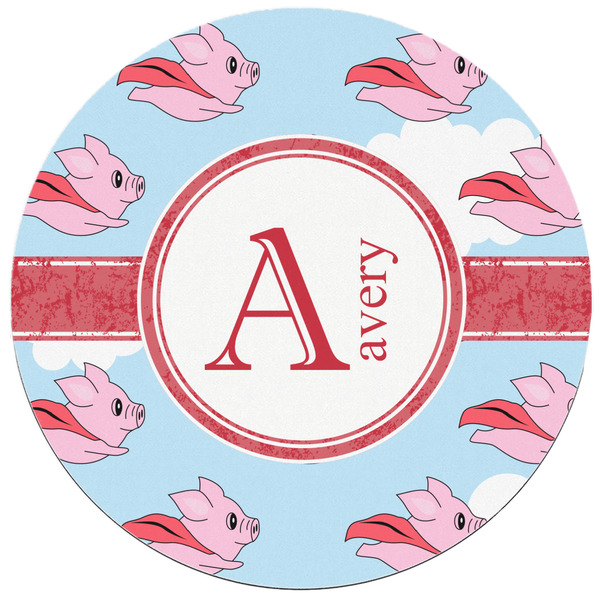 Flying Pigs Round Mousepad - APPROVAL