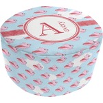 Flying Pigs Round Pouf Ottoman (Personalized)