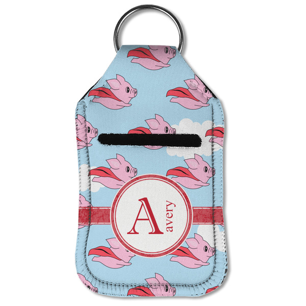 Flying Pigs Sanitizer Holder Keychain - Small (Front Flat)