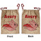 Flying Pigs Santa Sack - Front & Back (Personalized)