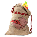 Flying Pigs Santa Sack (Personalized)