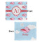 Flying Pigs Security Blanket - Front & Back View