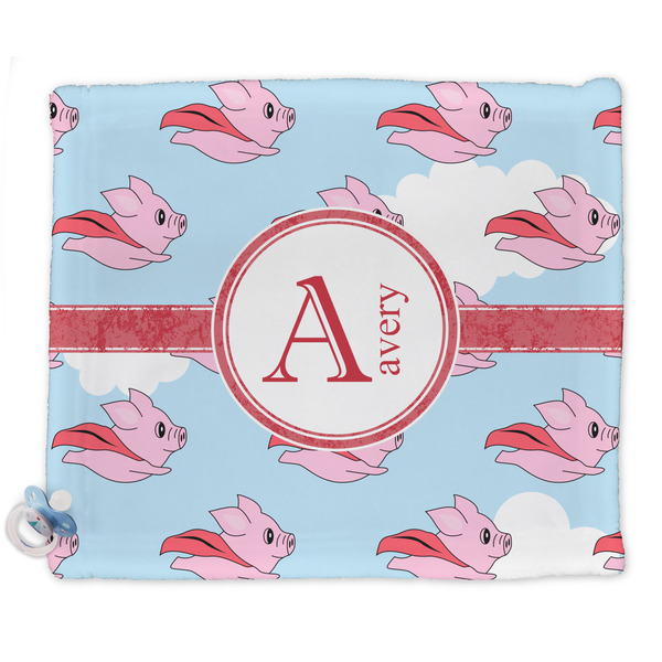 Custom Flying Pigs Security Blankets - Double Sided (Personalized)