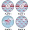 Flying Pigs Set of Lunch / Dinner Plates (Approval)