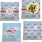 Flying Pigs Set of Square Dinner Plates
