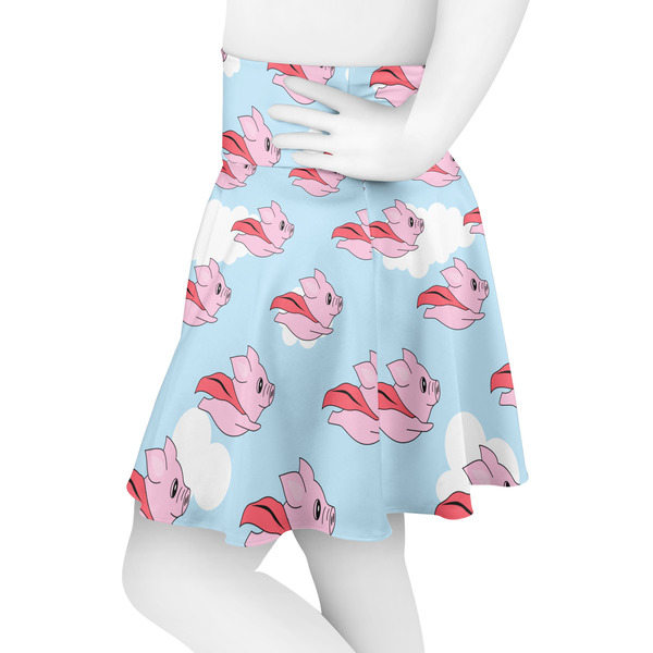 Flying Pigs Skater Skirt - Side