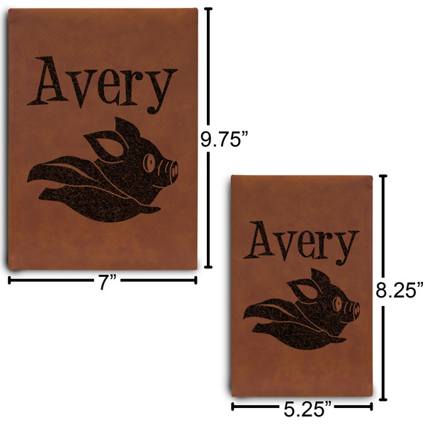 Flying Pigs Sketch Book Size Comparison w/ Dimension