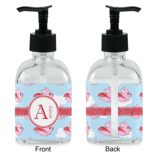 Flying Pigs Glass Soap/Lotion Dispenser - Approval