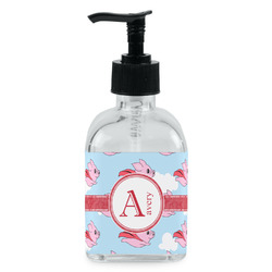 Flying Pigs Glass Soap & Lotion Bottle - Single Bottle (Personalized)