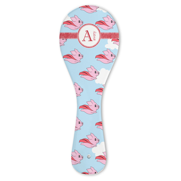 Custom Flying Pigs Ceramic Spoon Rest (Personalized)