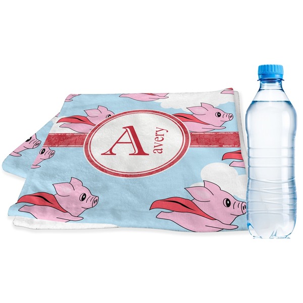 Custom Flying Pigs Sports & Fitness Towel (Personalized)