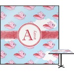 Flying Pigs Square Table Top - 24" (Personalized)