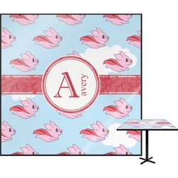 Flying Pigs Square Table Top - 30" (Personalized)