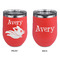 Flying Pigs Stainless Wine Tumblers - Coral - Double Sided - Approval