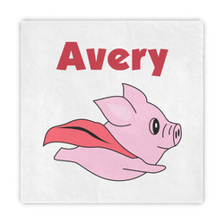 Flying Pigs Standard Decorative Napkins (Personalized)