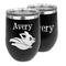 Flying Pigs Steel Wine Tumbler - Double Sided - Silver