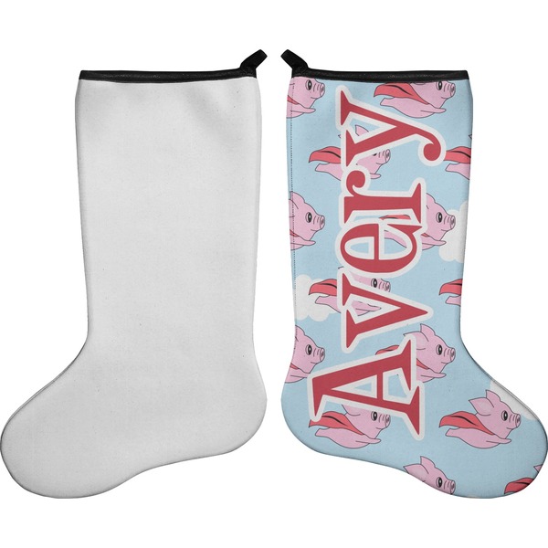 Flying Pigs Stocking - Single-Sided - Approval