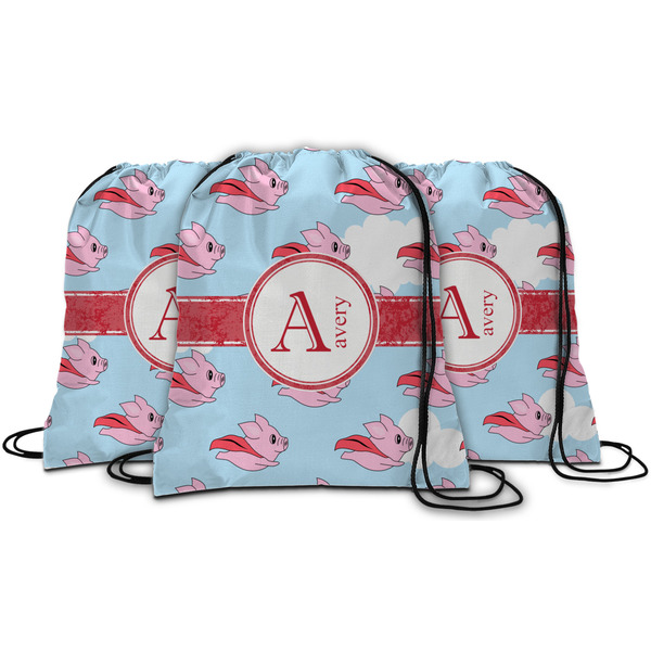Flying Pigs String Backpack - MAIN