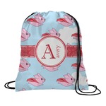 Flying Pigs Drawstring Backpack (Personalized)