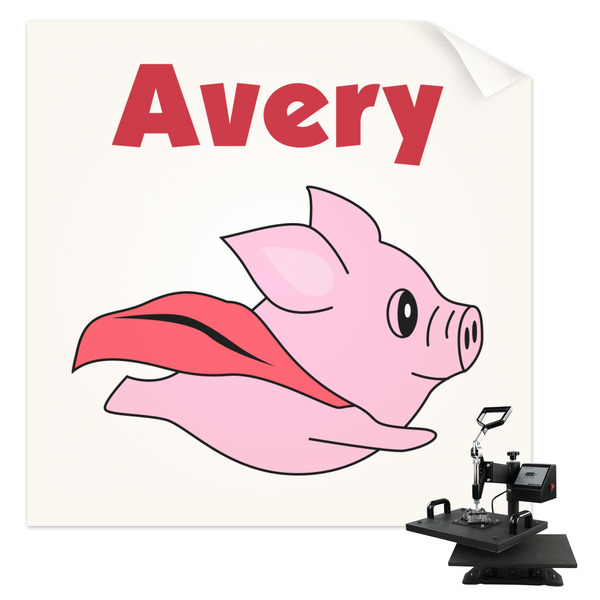 Custom Flying Pigs Sublimation Transfer (Personalized)