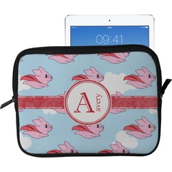 Flying Pigs Tablet Case / Sleeve - Large (Personalized)