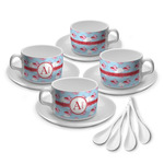 Flying Pigs Tea Cup - Set of 4 (Personalized)