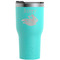 Flying Pigs Teal RTIC Tumbler (Front)