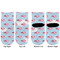 Flying Pigs Toddler Ankle Socks - Double Pair - Front and Back - Apvl