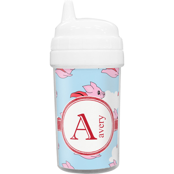 Custom Flying Pigs Sippy Cup (Personalized)