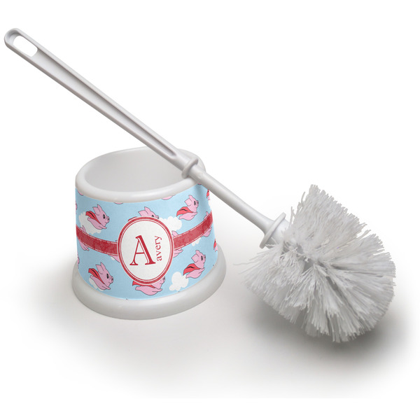 Custom Flying Pigs Toilet Brush (Personalized)