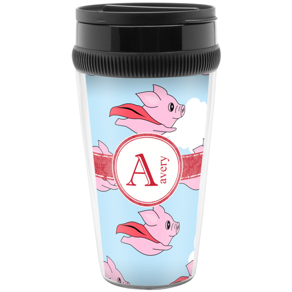 Custom Flying Pigs Acrylic Travel Mug without Handle (Personalized)