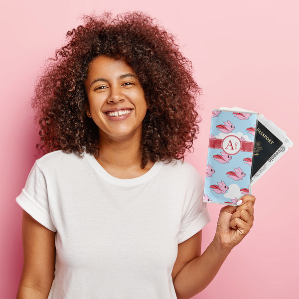 Flying Pigs Vinyl Document Holder - LIFESTYLE