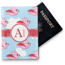 Flying Pigs Vinyl Passport Holder (Personalized)