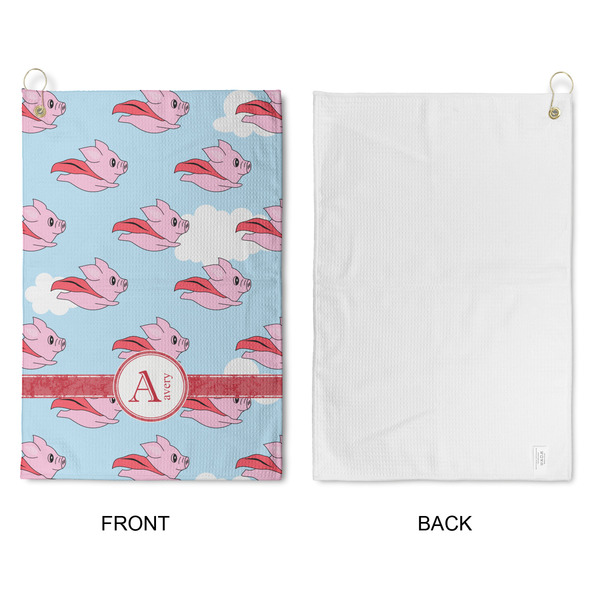 Flying Pigs Waffle Weave Golf Towel - Approval