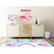 Flying Pigs Wall Graphic Decal Wooden Desk