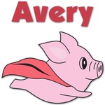 Flying Pigs Graphic Decal - Small (Personalized)