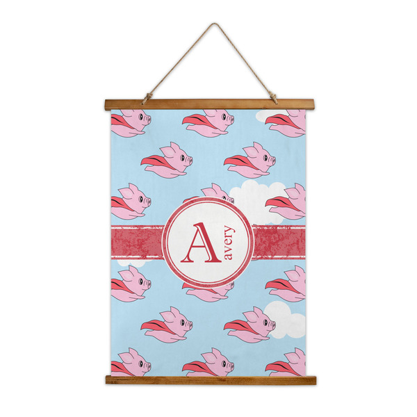 Custom Flying Pigs Wall Hanging Tapestry - Tall (Personalized)