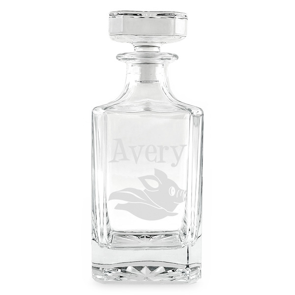 Flying Pigs Whiskey Decanter - 26oz Square - APPROVAL