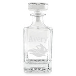 Flying Pigs Whiskey Decanter - 26 oz Square (Personalized)