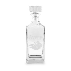 Flying Pigs Whiskey Decanter - 30 oz Square (Personalized)