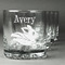Flying Pigs Whiskey Glasses Set of 4 - Engraved Front