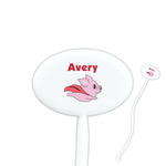 Flying Pigs Oval Plastic Stir Sticks (Personalized)
