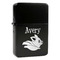 Flying Pigs Windproof Lighters - Black - Front/Main