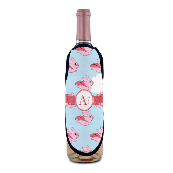 Flying Pigs Wine Bottle Apron - IN CONTEXT