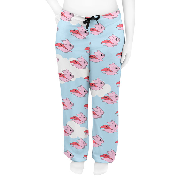 Flying Pigs Women's Pj on model - Front