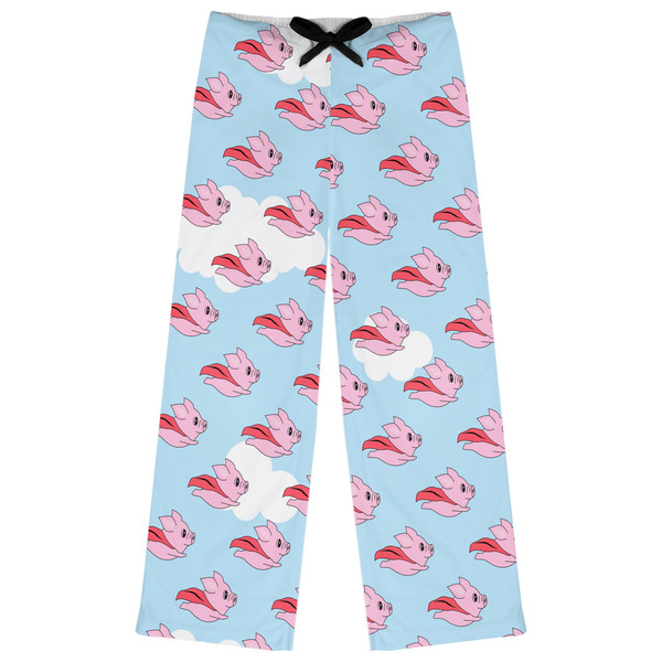Custom Flying Pigs Womens Pajama Pants - 2XL