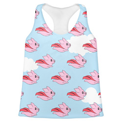 Flying Pigs Womens Racerback Tank Top (Personalized)
